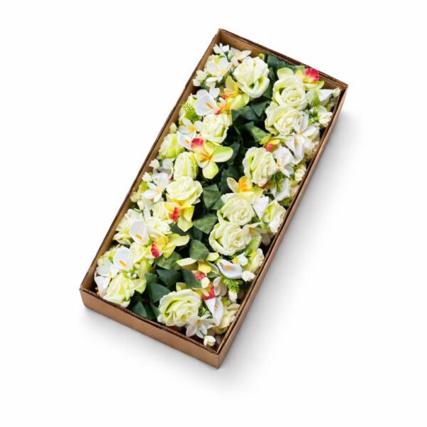 Kytica ruža kália a orchidea x13 mint – Obrázok 2
