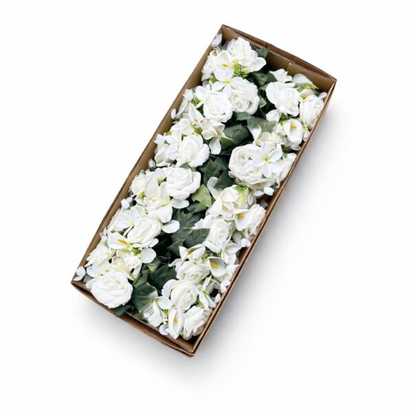 Kytica ruža kália a orchidea x13 cream – Obrázok 2