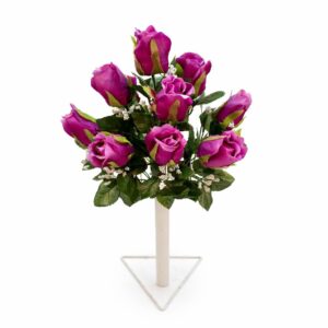 kytica ruža puk s gypso x10 purple