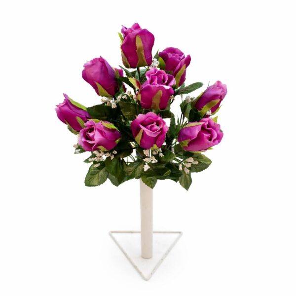 kytica ruža puk s gypso x10 purple