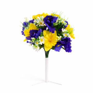 Kytica narcis, iris, margarétka 19