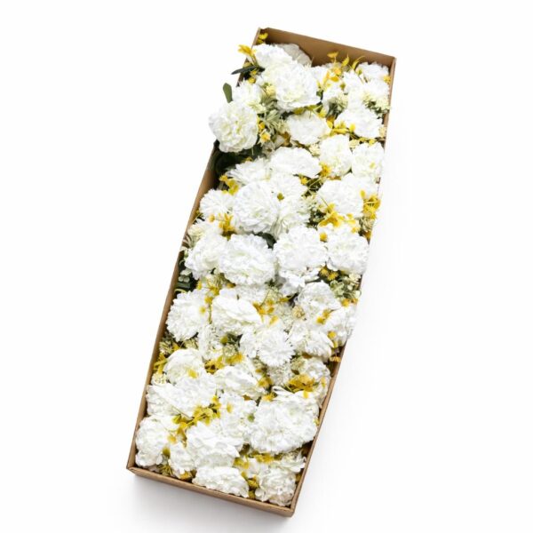 Kytica pivónia s chryzantémou white – Obrázok 2