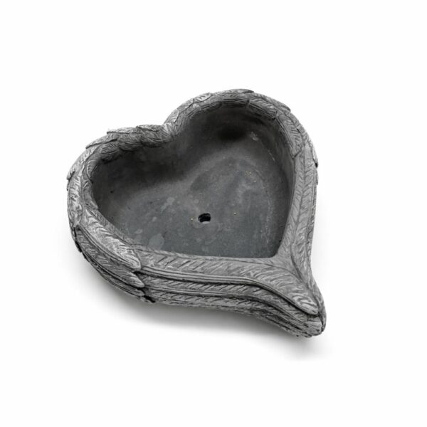 Miska srdce krídla 24*22*9cm