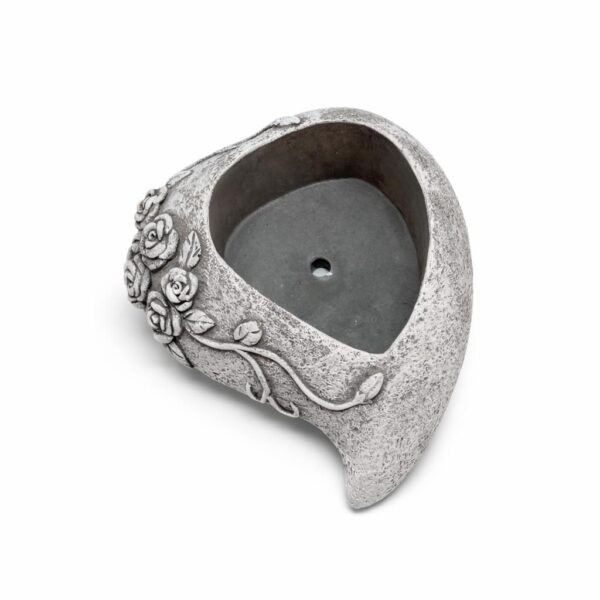 Miska srdce zakrivené 19*17.5*7cm
