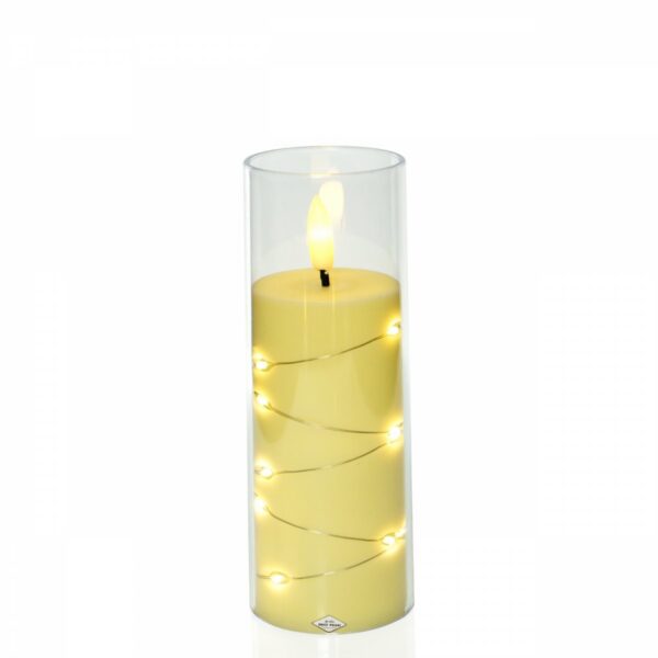 LED sviečka 11/24 drôtik teplá biela